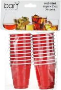 Bary3 Red Mini Cups Count - Bary3 Red Mini Cups 20 Count 0