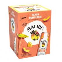 Malibu Cocktail Peach Rum Punch (4 pack 355ml cans) (4 pack 355ml cans)