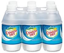 Canada Dry Club Soda (6 pack 10oz bottles) (6 pack 10oz bottles)