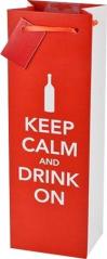 Gift Bag Keep Calm And Drink On Wine Bag