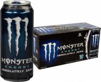 Monster Energy Absolutely Zero (4 pack 16oz cans) (4 pack 16oz cans)