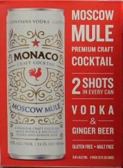 Monaco Vodka Cocktails Moscow Mule (4 pack 12oz cans) (4 pack 12oz cans)