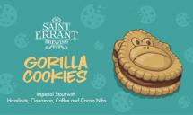 Saint Errant Brewing Gorilla Cookies Imperial Stout With Coffee, Hazelnut, Cinnamon And Cacao Nibs (4 pack cans) (4 pack cans)