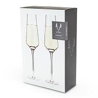 Viski Crystal Champagne Flute 2Pk