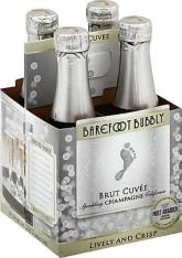 Barefoot Bubbly Brut Cuvee NV (4 pack 187ml) (4 pack 187ml)