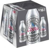 Coors Brewing Co - Coors Light (9 pack 16oz aluminum bottles) (9 pack 16oz aluminum bottles)