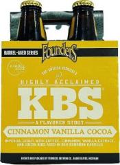 Founders Kentucky Breakfast Stout Cinnamon Vanilla Cocoa Bourbon Barrel Aged Chocolate Coffee Stout (4 pack 12oz bottles) (4 pack 12oz bottles)