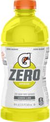 Gatorade Lemon Lime Zero Sugar 28 oz (750ml) (750ml)