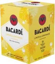 Bacardi Limon & Lemonade (4 pack 12oz cans) (4 pack 12oz cans)