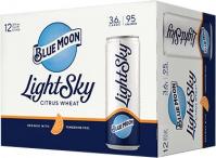 Blue Moon Light Sky Belgian White Ale (12 pack 12oz cans) (12 pack 12oz cans)